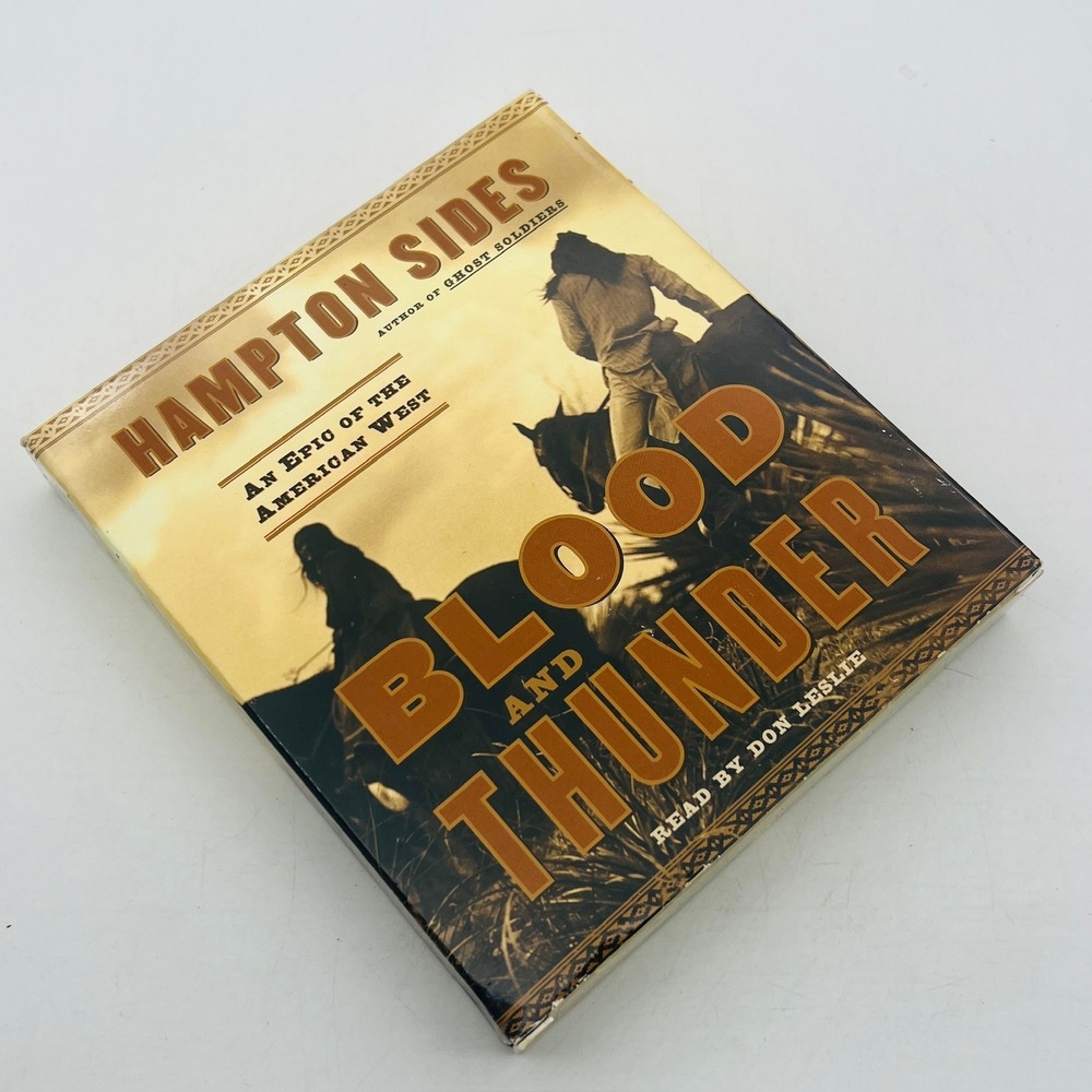 Blood & Thunder Hampton Side Audiobook 5 CD Set American West Kit Carson History